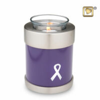 Tealight Awareness Purple Tealight Urn